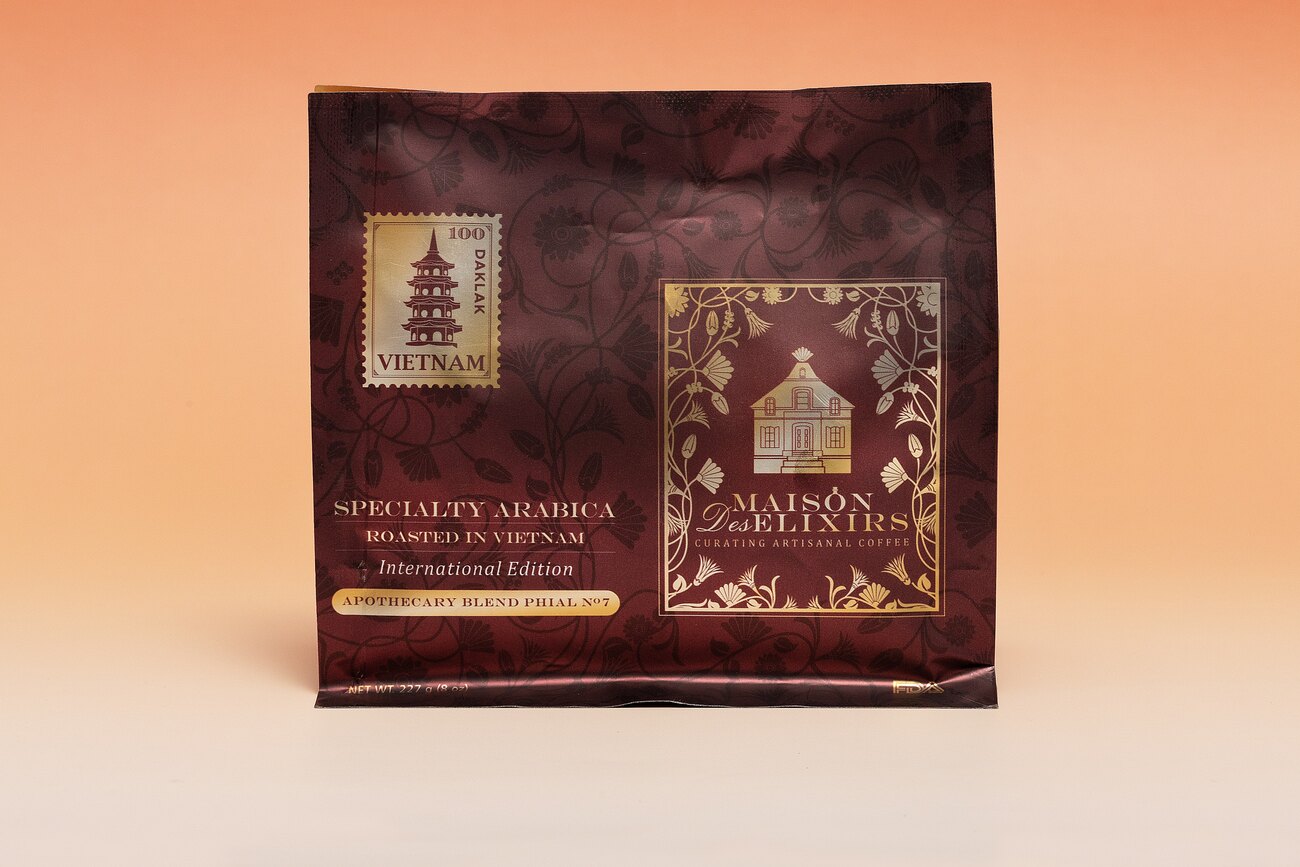 Maison Des Élixirs Vietnam apothecary stand-up pouch